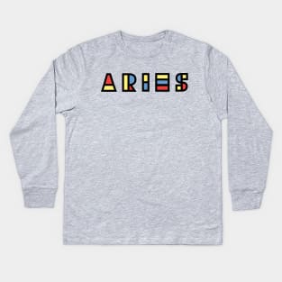 Aries Kids Long Sleeve T-Shirt